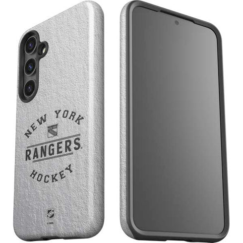NHL New York Rangers Black Text Galaxy S25 Impact Case